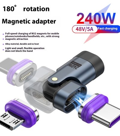 240W Magnetic TypeC Adapter PD30 Fast Charge Line
