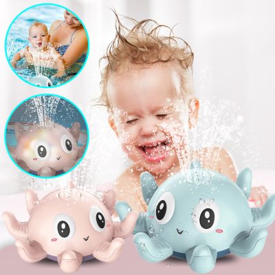Children's Automatic Water Spray Bath Toys Bath Fun Toys With Flashing Water Spray Toy Baby Swimming Shower With Toys New - Image 6