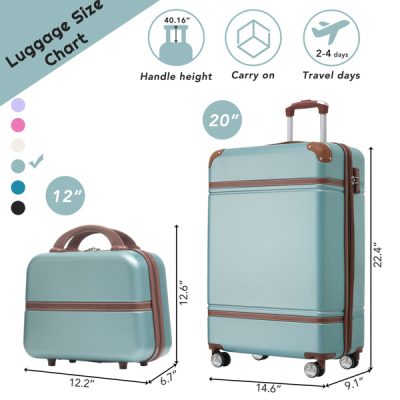 20-inch Hard-shell Suitcase With Cosmetic Bag - Image 4