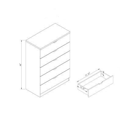 Wooden Bedroom Dresser - Image 3