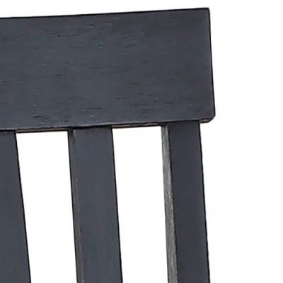 Farmhouse 5pc Dining Set Two-Tone Finish, Cottage Style Table, Schoolhouse Chairs - Image 3