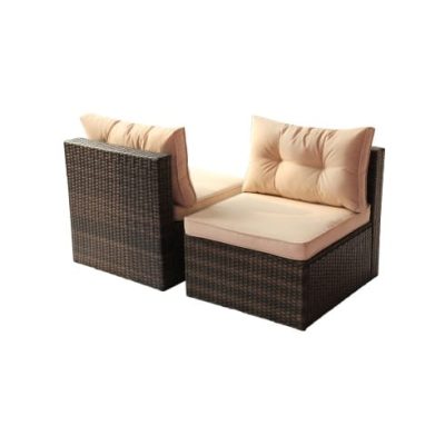 Patio Furniture Set PE Rattan Sectional Garden Furniture Corner Sofa Set - Image 4