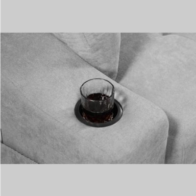 Convertible Sectional Sofa With Armrest Storage - Image 3