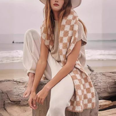 Women's Knitted Sleeveless Pocket Casual Rib Pullover Vest - Image 8