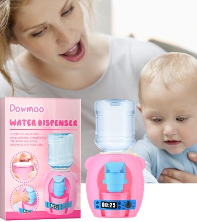 Dowmoo Children's Mini Water Dispenser, Baby Kitchen Toys Mini Fun Every Home Drink Machine Can Water