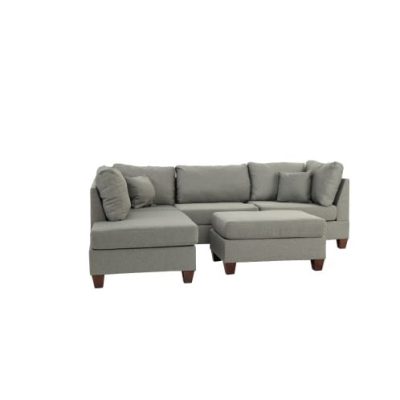 3-PC SECTIONAL In Gray - Image 10