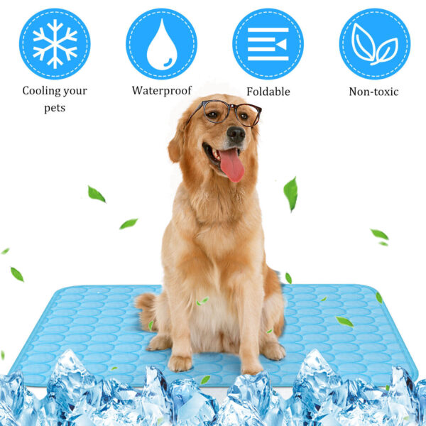 Pet Cooling Mat Cool Pad Cushion Dog Cat Puppy Blanket For Summer Sleeping Bed Dog Cooling Bed Pet Cooling Mat - Image 2