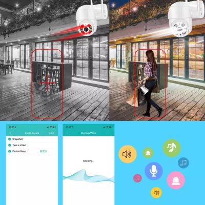 Wireless WiFi Surveillance Camera Dual Light Source AI Smart - Image 5