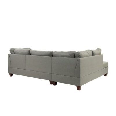 3-PC SECTIONAL In Gray - Image 4