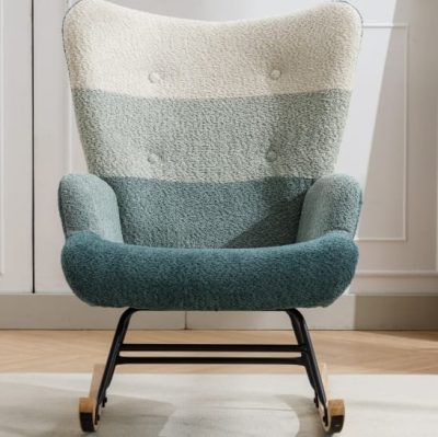 Modern Patchwork Upholstery Chairs - Image 2