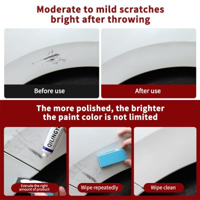 Automotive Scratch Remover Automotive Paint Scratch Repair Wax Automotive Polishing Wax - Image 5