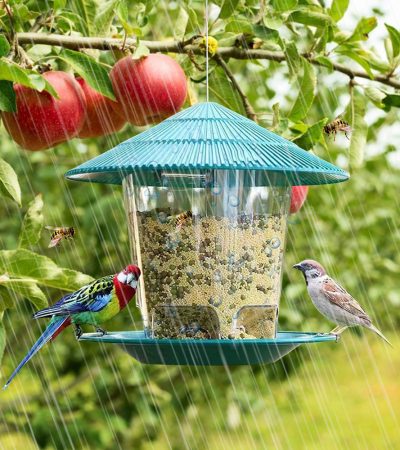 Outdoor Garden Hanging Metal Bird Feeder