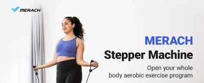 MERACH Mini Stepper for Exercise Twist Stair Stepper 330LBS Capacity Stepper Exercise Equipment with Resistance Band for Fitness - Image 4