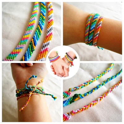 Girls DIY Bracelet Making Kit Jewellery Making Kit Arts for Kids Friendship Craft Kit for 5-12 Years Old Kid Girls toys gift - Image 3