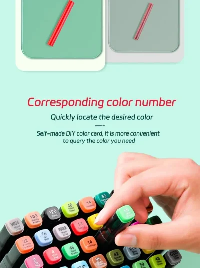 Colores Markers Brush Pens Set Painting Drawing Highlighter School Art Supplies for Artist Korean Stationery - Image 9