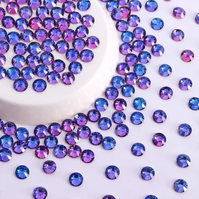 QIIY SS6-SS30 Top Quality Multi-color Glass Rhinestones Crystals Glitter Strass Flat Back Stones DIY Nail Art Craft Decorations - Image 7