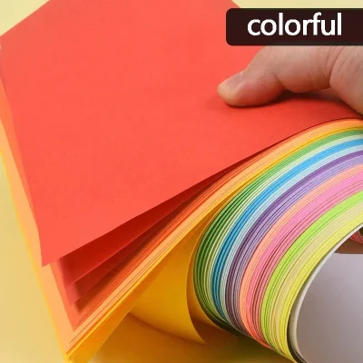 100pcs Origami Square Paper Double Sided Folding Lucky Wish Paper Crane Craft Paper DIY Arts Crafting Colorful Scrapbooking - Image 5