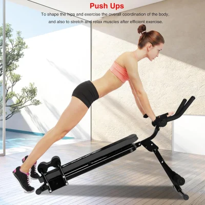 Ab Workout Equipment Machine for Stomach Workout Foldable Abdominal Trainer Home Gym Adjustable Ab Exercise