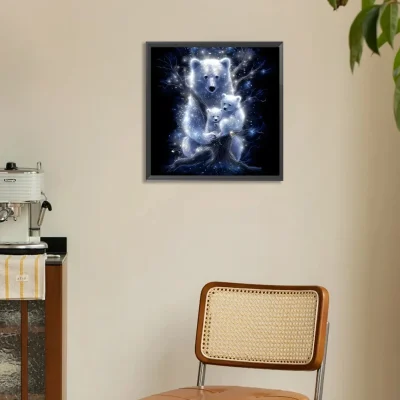 5D DIY Full Round Drill Diamond Painting Animal Kit Home Decor Art Craft 30x30cm - Image 6