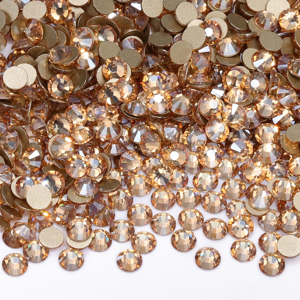 QIIY SS3-SS30 High Quality Crystal Rhinestones Gold Bottom Flat Back Glass Strass Stones DIY Craft Nail Art Accessories 27 kf S7a0e5cadda4f4ad3be91cd873b0ef107U Shandyz Hub