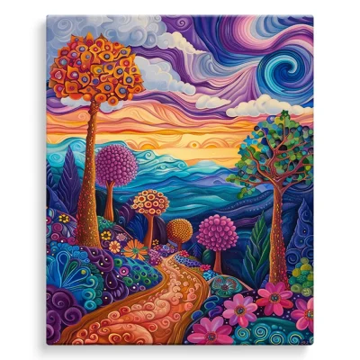 SDOYUNO-Diy Painting By Numbers,Flowers,Arts Craft,Handicraft,Handmade,Acrylic Paints Kit,Color Markers,Digital,Wall Art Picture - Image 2