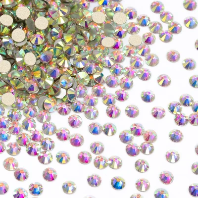 QIIY SS3-SS30 High Quality Crystal Rhinestones Gold Bottom Flat Back Glass Strass Stones DIY Craft Nail Art Accessories - Image 6