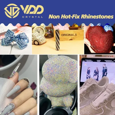 VDD Wholesale High Quality New Color SS6-SS20 Mix Size Glass Rhinestones Crystal Flat Back Stones Nail Art Craft DIY Decorations - Image 4