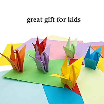 100pcs Origami Square Paper Double Sided Folding Lucky Wish Paper Crane Craft Paper DIY Arts Crafting Colorful Scrapbooking - Image 4