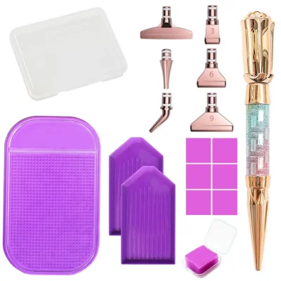 5D Diamond Painting Pen Kit Glitter Diamond Sparkle Point Drill Pens Cross Stitch Embroidery DIY Craft Nail Art Diamond Painting - Image 7