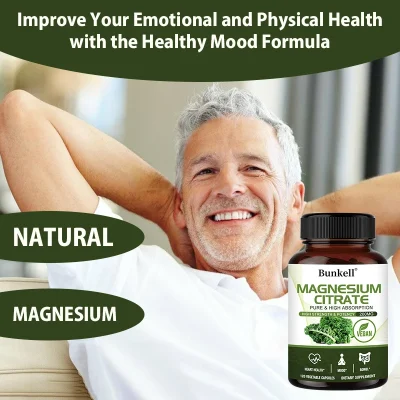 Magnesium Citrate Supplement - Supports Heart, Cardiovascular, Immune Health, Energy Metabolism, Gut Digestion - Image 3