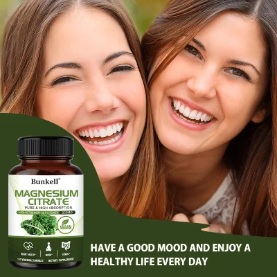 Magnesium Citrate Supplement - Supports Heart, Cardiovascular, Immune Health, Energy Metabolism, Gut Digestion - Image 4