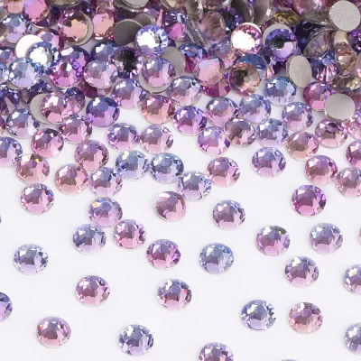 QIIY SS6-SS30 Top Quality Multi-color Glass Rhinestones Crystals Glitter Strass Flat Back Stones DIY Nail Art Craft Decorations - Image 4