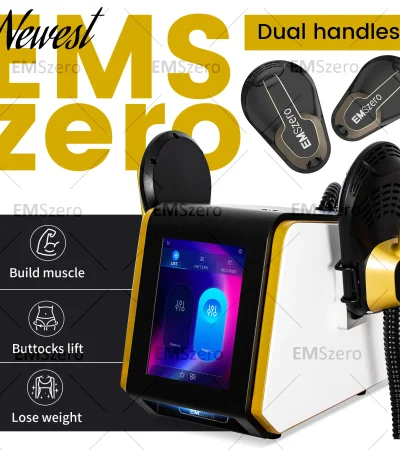 Professional EMS HIEMT Technology Emszero Machine RF with 2 Handle Neo for Muscle Stimulator Body Sculpt