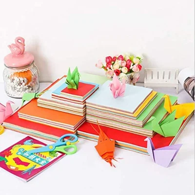 100pcs Origami Square Paper Double Sided Folding Lucky Wish Paper Crane Craft Paper DIY Arts Crafting Colorful Scrapbooking - Image 8