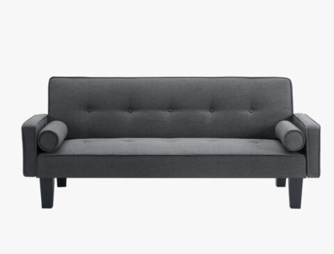 Fabric Sofa, Medieval Love Seat Sofa Furniture, With Pillows, Living Room Button Tufted Sofa, Pull Point Design - Image 6