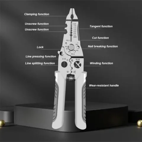 1/2/3pcs Professional Electricians Hand Tools Cable Stripping Pliers Multifunction Screwdriver Wireman Maintenance Tool - Image 3