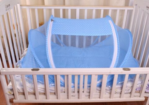 Foldable Baby Bed Net With Pillow Net 2 pieces Set - Image 9