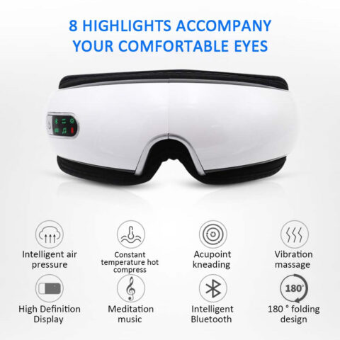 Smart eye massager air pressure, vibration and hot compress. - Image 4