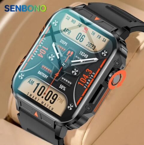 L81 Outdoor Sports Square Smartwatch Fitness Tracker Waterproof, Fro Men, IOS and Android