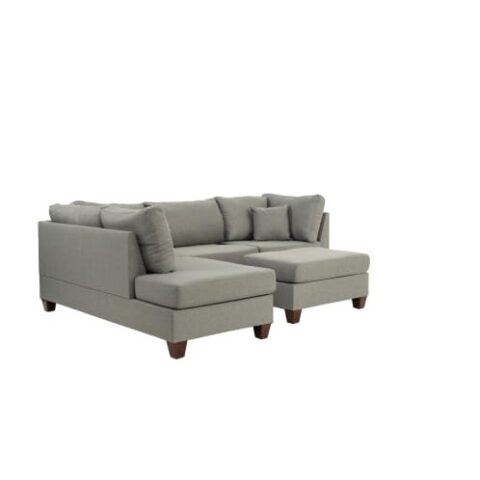 3-PC SECTIONAL In Gray - Image 3