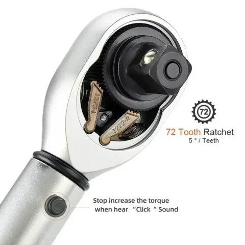 5-60N.m Torque Wrench 3/8 Inch Square Drive Torques Key ±3% High Precision Torque Wrench Professional Bicycle Automotive Tool - Image 3