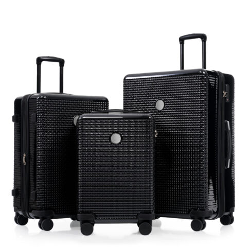 3 Piece Set Of Hard Shell Suitcases With Wheels, Light Expandable Travel Suitcase With TSA Lock - Image 2