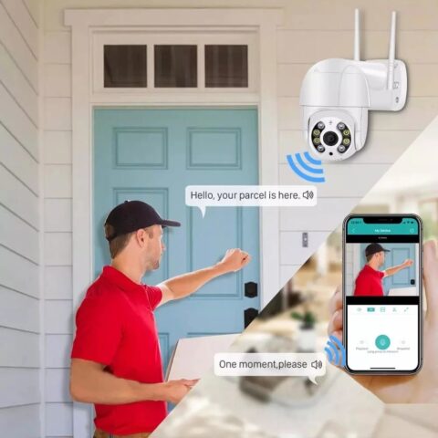 AI Smart Wireless WiFi Surveillance Camera Dual Light Source - Image 4