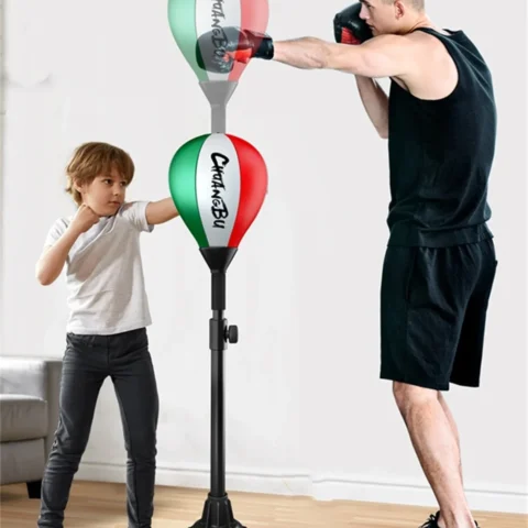 7254 Boxing reaction ball home tumbler punching bag for children and adults can be trained