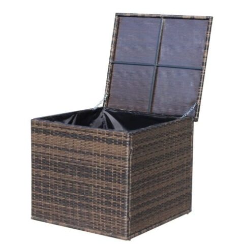 Wicker Patio Furniture Storage Box - Image 7