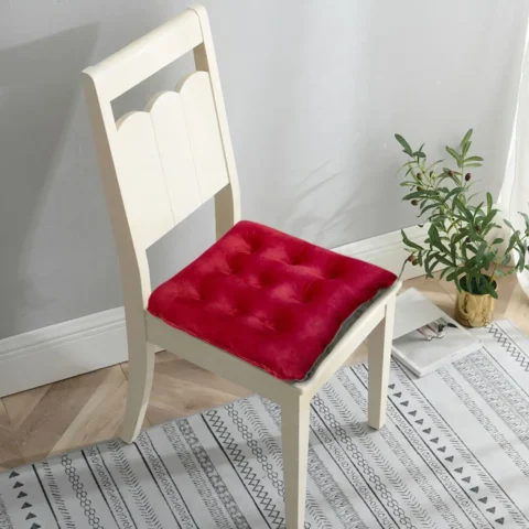 Chair Cushions Outdoor Lounge Chair Cushions Color Matching Crystal Velvet Cushion Chair Cushion Student - Image 4