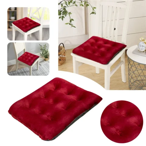Chair Cushions Outdoor Lounge Chair Cushions Color Matching Crystal Velvet Cushion Chair Cushion Student - Image 5