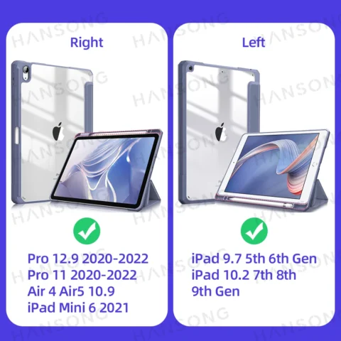 For 2025 Tablet Case iPad Air 11 in M2 M3 Pro 13/11 M4 Cover for iPad 10th 11th(A16) 10.9 Air 4/5 7/8/9th 10.2 9.7 Mini 6 7 Case - Image 2