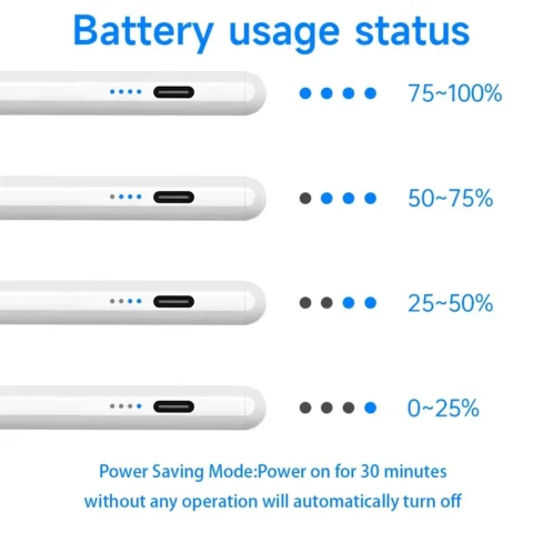 For Apple Pencil 2 Wireless Charging Palm Rejection Stylus Pen for iPad Air 4 5 Pro 11 12.9 Mini 6 Accessories for iPad Pencil - Image 5