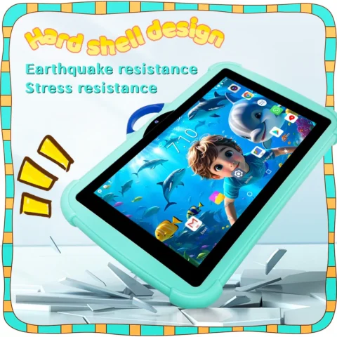New GPS Kids Tablet Cartoon Pattern 7 Inch Quad Core 4GB RAM 128GB ROM Android Learning Education Games Tablets Children's Gifts - Image 6